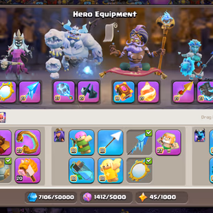 🔥WORLD RAREST ACCOUNT NEW HERO MAX🔥CRAFT STATION MAXED [TH18] MAX || DEF/HERO/WALLS MAX || 2 TROPS LEFT || 12 EPIC MAX - Image 7