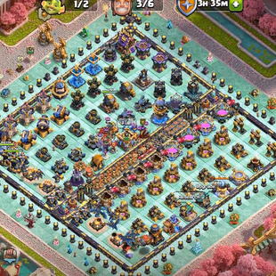 FIRE HORSE SCENERY AND SKIN SET | MAX 8 EPIC EQUIPMENTS | 4 HEROES AND GUARDIANS MAXED TH18 XP 246 || BUILDER BASE - Image 1