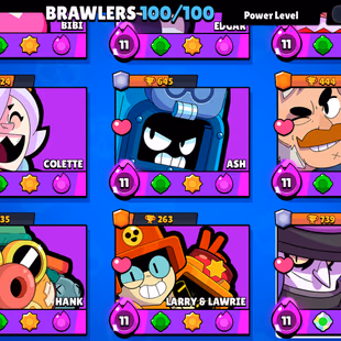 🔥52 MAX BRAWLER WITH 46 HYPERCHARGED🔥42.5K TROPHY-300 SKINS!!NC FREE!! INSTANT DELIVERY -BEST DEAL - Image 6
