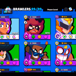 🌟ORCHI EDGAR🌟315 SKINS | 73.800 TROPHY | 99 BRAWLERS | 56 HYPERCHARGED | 59 MAXED BRAWLERS | 20 BUFFIES - Image 8