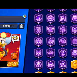 SIRIUS | 62 TITLES | 377 SKINS | 78.900 TROPHY | 100 BRAWLERS | 63 HYPERCHARGED | 73 MAXED BRAWLERS | 58 PRESTIGE - Image 8
