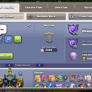 🔥EPIC SB-EB-MAX!RS-23!FB-20🔥XP 233!TH 17 NEAR MAX!HERO:100-100-60-54-50!NC 1.5K!MAX WALLS!NEAR MAX TROOPS!BEST DEAL - Image 3