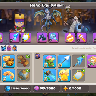  🌟 BEST OFFER | TH 18 FULL MAX DEFENCE 🌟 3x HEROES MAXED| ALMOST MAX LAB | ALMOST 6X EPIC EQUIPMENT MAXED | BEST DEAL - Image 5