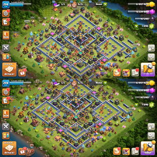 PREMIUM TH-14! XP-214! EPIC FIREBALL! ALMOST MAX DEFENSE! HEROES:-48-52-42-25-22! ALL PETS! FAST DELIVERY - Image 2