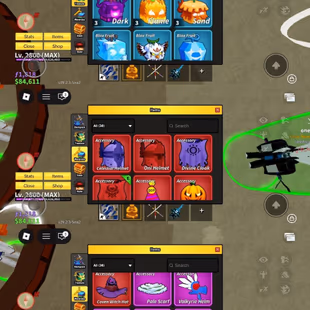 iOS/Android - Global - Level 2800 (MAX) - Money 84K - Swords 27 - Guns 11 - Fruits 23 - Code987 - Image 1