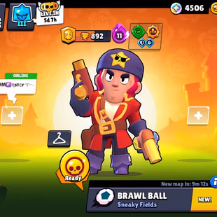 52K TROPHIES || 100 BRAWLERS || 50 MAX || 44 HYPERCHARGED || 19 BUFFIES || 302 SKINS || INSTANT DELIVERY  - Image 1