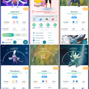 Rare Stacked Level 57 (2023) | Multiple Shiny Legendaries | Shiny Kyurem, Lugia, Dialga , Latios , Thundurus , Regirock  - Image 5