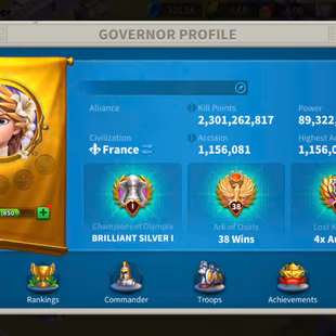 89M - Vip 17 - 17  Commanders - 40 Passport - 6,8M Credit - 769 Gold Head - 92k Gems  - 2 Farms - 3 Skin house - Image 3