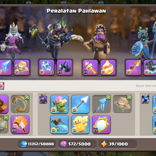 TH18 MAX 98 PERCENT ! ALL HEROES 6 MAX! DECORATE OBSTACLE! LEGEND RANK-5200! EQUIPMENT 8 MAX! WAR STAR-5099! BASE MAX - Image 7