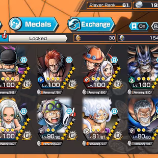 BR675-Hyber 60+Roger Skin Full Boost+10 Ex(Gear 5 v2+Garp+Zoro+Kaido+Snake+Yamato Ace+Shank v2+Vip Medal+Support 167 - Image 2