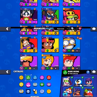 84K TROPHY|375 SKINS|47 MAX|43 HYPER|150 GEMS|7K COINS|WOODY COLT|JADE AGENT COLT|LEON THE STRAY|CLASSIC SHELLY|OUTLAW C - Image 3