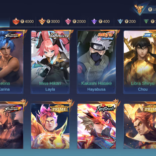 MM337|Lv128|463Skin|MEGACOLLECTORV|3LEGEND|KOF Gusion|ASPIRANTS Layla|3NARUTO|SAINTGOLD Chou|SOULVESSELS Aamon|ALLSTAR M - Image 4