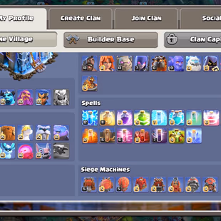 SUPREME TH18 SUPER RARE || 34.9/35 EQUIPMENT MAX || 3 LEAGUE SKINS || 1900 LEAGUE MEDALS || 5800 WAR STARS ||  - Image 6