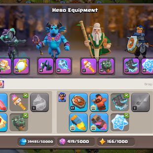 🔥Xp-226🔥 || Th18 || High Epic Equipment || Heroes 90-90-70-70-47-10 || Builder Base Maxed || NC 1k Gems || Cheapest - Image 5