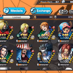 BR653-IOS+Android-Hyber 74+11 Ex(Gear 5 v2+Garp+Kuzan Skin+Shank v4 Skin+Lucci+Roger+Kaido)+Good Medal+Support 166+BF - Image 6