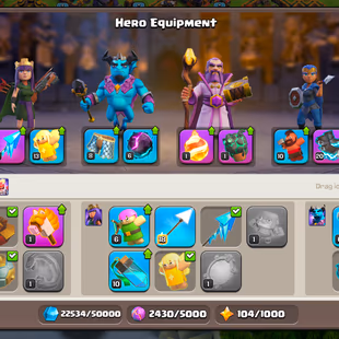 🔥[ HEROS MAX - PREMIUM TH-18 ]🔥S.BALL [26] - E.BOOT [20] || HEROS: 105-105-42-80-55 || GOLDEN WALLS || FAST DELIVERY  - Image 5