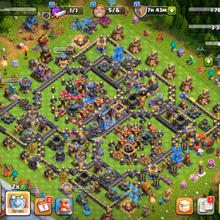 🔥4 HERO MAX - 4600 STARS WAR - MAX - TH:18🔥 - Lvl:262 - BK:105 - AQ:105 - PC:94 - GW:80 - RC:55 - BEST SELECT - Image 1