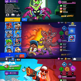 🐲 93.000 TROPHY 🏆 | 99 MAXED BRAWLERS | 408 SKINS | XP 194 | FULL MAIL ACCESS | HYPERCHARGED 92 - Image 3