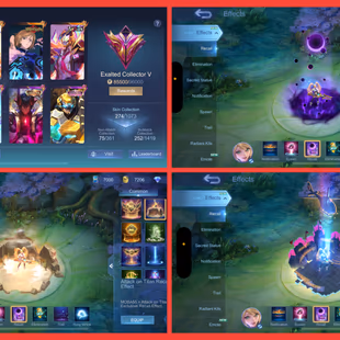 Exalted Collector5 274 Skins Max Emblems iOS Android Playable - Image 3