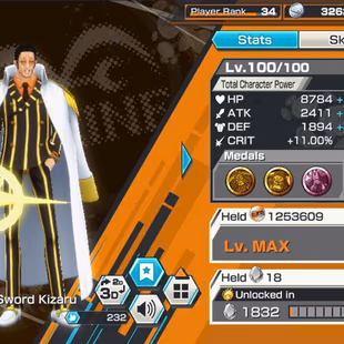 BR666-IOS+Android-7 Ex(Kizaru+Garp+Kuzan+Roger+Akainu+Roger v2+Oden)+Good Medal+Support 158+Koby+Jimbei v2+Sentomaru - Image 7