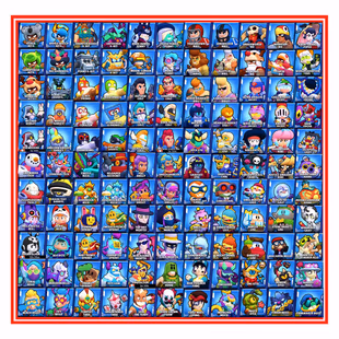 71K TROPHIES || 101/101 BRAWLERS || 48 MAX || 45 HYPERCHARGED || 20 BUFFIES || 327 SKINS || 417 GEMS || 51K GOLD  - Image 6