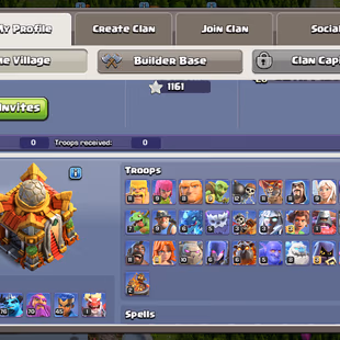 💖[ PREMIUM TH16 MAXED ]-RENAME✅ MAXED [8x EPIC EQUIPMENT ] || HEROS MAXED-95-95-76-70-45 || HEROS SKIN || FULL SAFE ACC - Image 4
