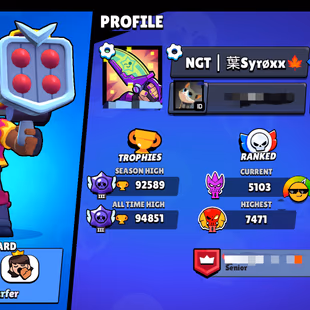 🌟68Prestige | 94K Trophies🌟 | OG Skins | Skin Heroine Bibi | 99 Brawler | 80 Maxed | 70 Haypercharge | The More... - Image 4