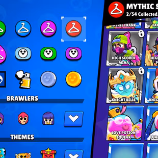 14k Trophies, 65 Brawlers, 4 Legendaries, 9 11 Strength, 3 Hyper, 12k Blings, 153 Gems, 90 Skins, Description - Image 8