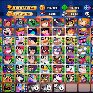 11.11 PIN | HEROINE BIBI | 279 SKINS | 58.800 TROPHY | 96 BRAWLERS | 21 HYPERCHARGED | 24 MAXED BRAWLERS | 1 BUFFIES - Image 4