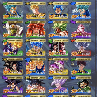 D948-IOS+Android-Good-10 UL(SS4 Goku+SS4 Vegeta+Zamasu+SS Goku+Frieza+Super Vegito)+34 Legends+Good Equipment+Namek Goku - Image 3
