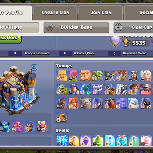 🔥TH 18 ALMOST MAX🔥XP 261- 4 HERO MAX- 4 EPIC EQUIPMENT MAX-ALL DEFENSE MAX-NC YES-TROPS ALMOST MAX-BEST DEAL - Image 3