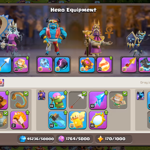 ❗[ 10'000 GEMS - TH-16 NEAR MAX ]❗4 EPIC MAX: MT-SB-EB-RS [MAX] | FB-AF [23] || HEROS: 85-88-54-70-45 || BEST DEAL - Image 5
