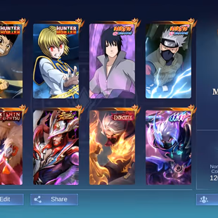 [IOS/ANDROID] CEL LVL 122 | 132 HEROES | 504 SKINS | MEGA 4 | ANIME SKINS | LEGEND - COLLECTOR DYRROTH - HXH GON KURAPIK - Image 2