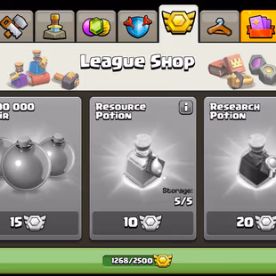 🔥[1250 CWL MEDALS-FULLY MAX TH-11🔥G.GAUNTLET-F.ARROW | 1X SCENERY | HERO-50-50-30 -20 | NC AVAILABLE | LOW PRICE - Image 8