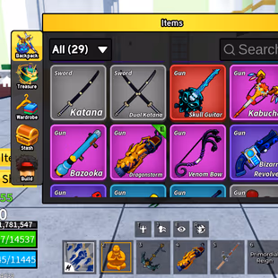 Lvl 2590 Blox Fruits Acc | 7 PERMS (Mammoth, Dough, Blizzard, Buddha, Magma) | Shark Anchor | Draco V3 | 23.7M Beli - Image 3