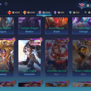 ML-400 Skins 381 [ 2 Legend ] Ex Immortal 161 / Dawning Lancelot / FannyAspirants / Neobeast + Lord Shen Ling - Image 7