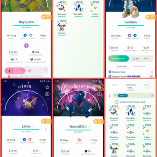 🎯LEVEL 46 PG ACCT |  48 SHINY |  38 LEGENDARY 👹 |  SHINY RAYQUAZA |  NECROZMA BG |  MEGA READY |  INSTANT DLVR - Image 4