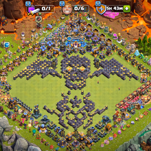 F1🔥 RAREST 6 HEROES MAX 🔥 TH-18 ALMOST MAX | 6.4K GEMS | 3 HELPERS MAX | 11X EPIC EQUIPMENT MAXED | WALLS DEF MAXED  - Image 1