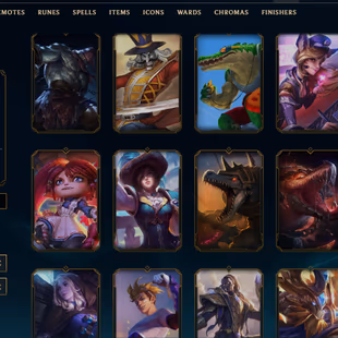 SEVER [ EUW ] - 56 LVL  - UNRANK - 41 SKINS - 91 CHAMP [ 2029 BE - 46 RP ] - FULL ACCESS  - Image 6