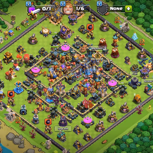 🔥TH 18 NEAR MAX🔥FULL WALL MAX || BK 78 AQ 100 GW 60 MP 52 RC 42 || [3 EPIC EQUIPMENT MAX] || 8 HERO SKIN - Image 1