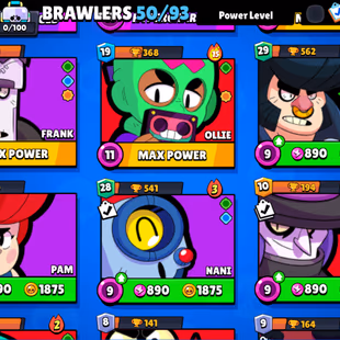 128 [8 MAX BRAWLS] [68 SKINS] [12305 TROPHIES] - Image 5