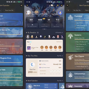 All Platform - EU - AR60 - 68 Character 21 5'Star - 14 Weapon 5'Star - Skirk - Xilonen - Columbina - Raidern Shogun - Fu - Image 4