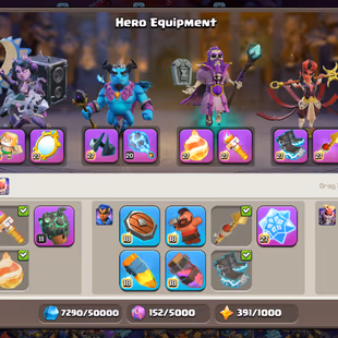 💙FULLY DECORATED TH-18 MAX💙 6X HEROES MAXED | 13X EPIC EQUIPMENT MAXED | 4x RARE SCENERY | 3X HELPER MAXED | BEST DEAL - Image 7