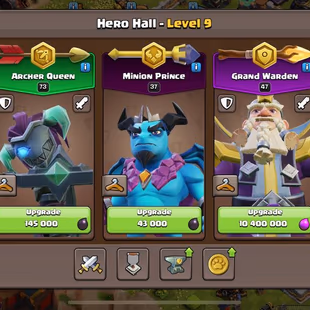 [RARE PAINTER SCENERY TH15] XP166 HEROES 62-73-37-47-19 FREE NAME CHANGE 6 BUILDER 1.5K GEMS  - Image 7