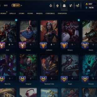 [NA] 520 Skins | s2 and s3 Victory Skins | Unranked (Ex Gold) | 157 Champions | Level 200 | INSTANT DELIVERY - Image 4