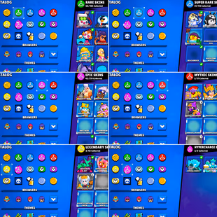 🔥EXCLUSIVE 46 MAX BRAWLER🔥 53K TROPHY | 16 HYPERCHARGE |REST BRAWLER LVL 9-8 | 175 BEST SKINS | CHECK PHOTOS | INSTANT - Image 5