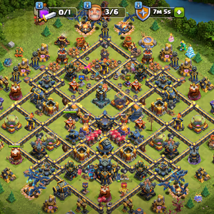 TH 17 ALMOST MAX-XP 227-HERO 95-100-75-50-EPIC RS[MAX] EB[MAX] GG 20 FA 23 FB 17-MEDALS 827-NC YES-STRONG DEFENSE - Image 1