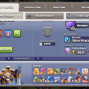 🌟FULL MAX PROFILE 🌟TH-18 MAX DEFENCE | 6400 WS | 25k L.TOPHY | 11X EPIC MAXED | HIGH XP 289  | 200 WALLS MAXED - Image 3
