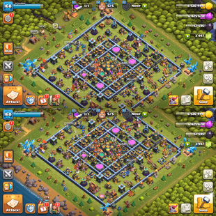 PREMIUM TH-14! XP-168! DEEP BLUE WALLS! HEROES:-63-69-52-50-26! ALL PETS! FAST DELIVERY - Image 1