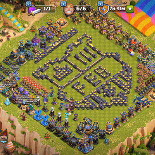 9900 Gems !! TH 18 !! 4 Hero Max !! TownHall Level 18 !! 7 Epics ( 2 Max & 5 Level 20 ) !! Namechange 500  - Image 2